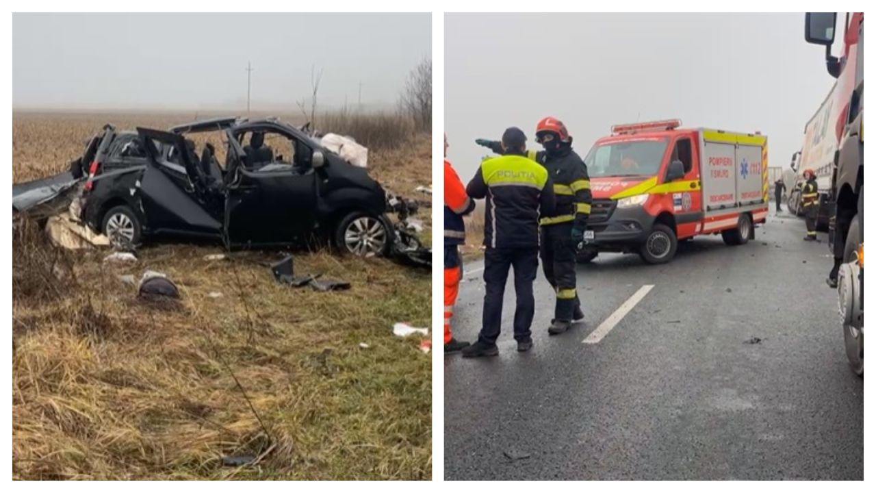 Accident rutier grav în Timiș: Șase persoane și-au pierdut viața Un grav accident rutier a avut loc în această dimineață pe drumul care leagă municipiile Caransebeș și Lugoj, soldându-se cu șase decese