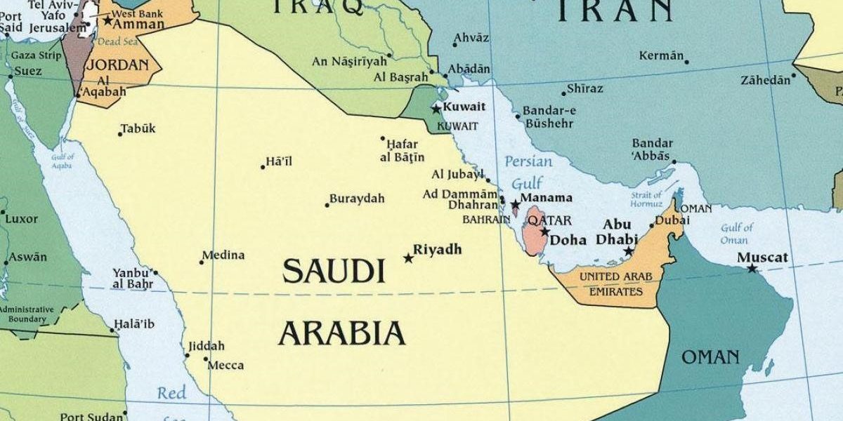 arabia-saudita-localizare-pe-harta.jpg - JurnalUrban