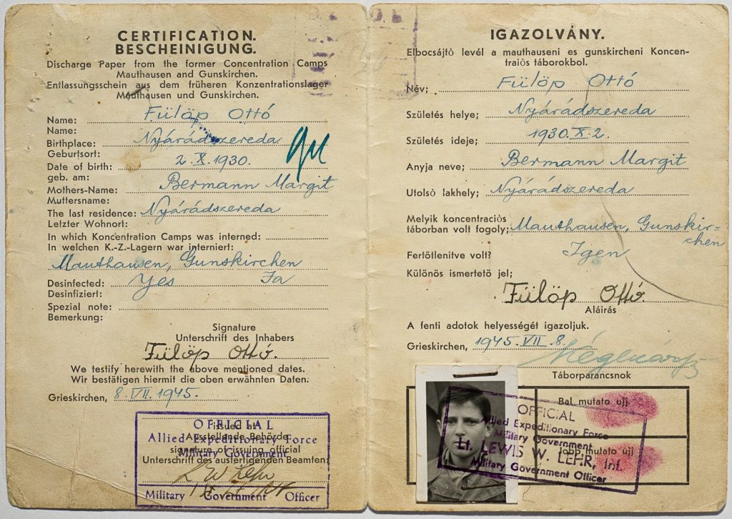 „Ultimul martor al ororilor din Auschwitz, Octavian Fülöp, povestește despre ororile naziste” Octavian Fülöp, singurul supraviețuitor român al lagărului de concentrare Auschwitz, continuă să relateze cu sinceritate și durere momentele cumplite trăite în timpul celui de-al Doilea Război Mondial