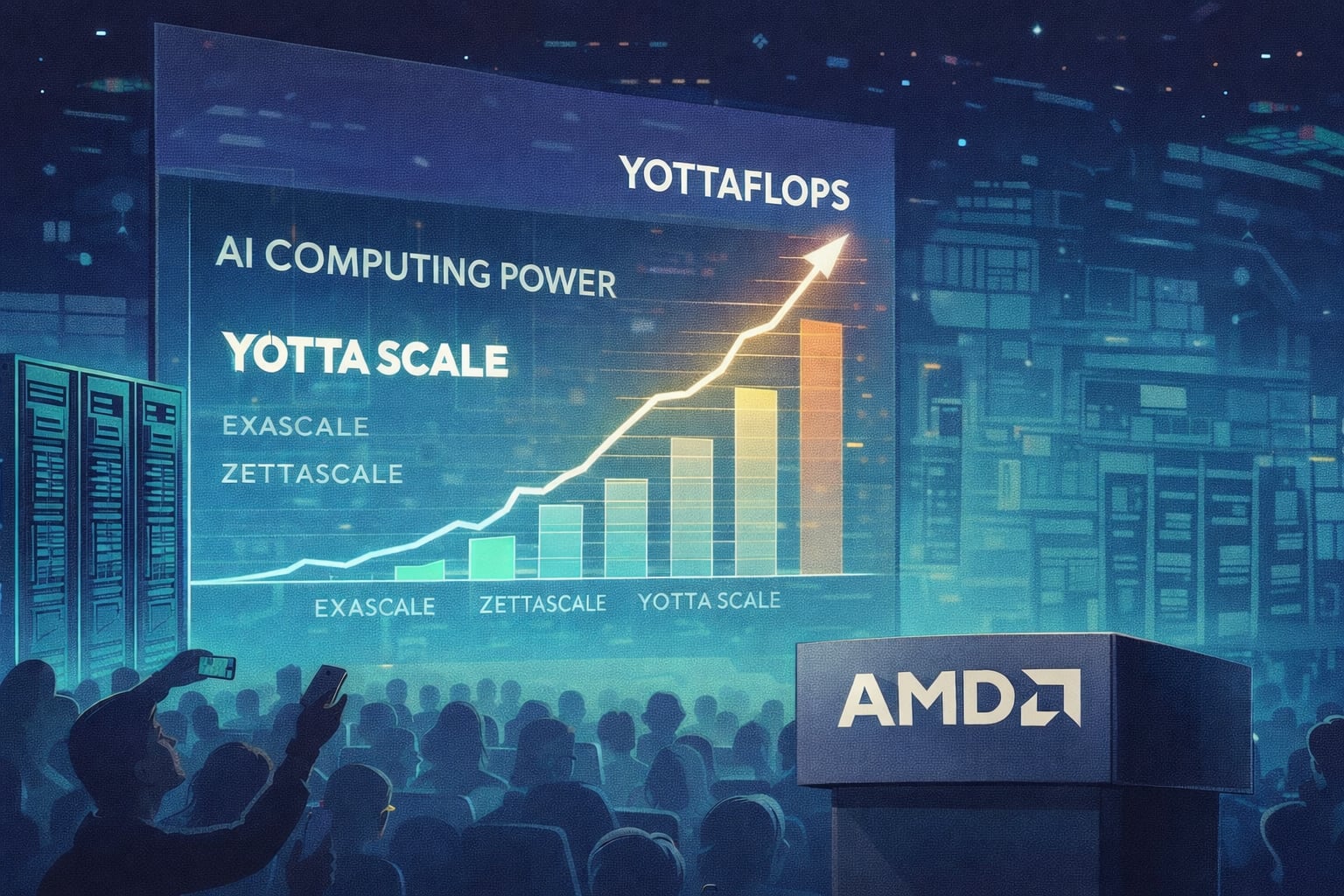 AMD anunță scalarea AI, un pas major pentru industria tech