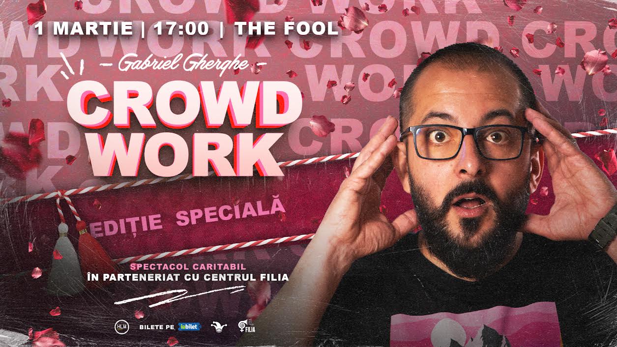 Pe 1 martie, comediantul Gabriel Gherghe aduce pe scenă un spectacol de stand-up cu totul special, dedicat luptei împotriva violenței asupra femeilor