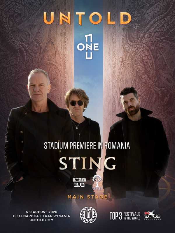 Sting încântă publicul de la UNTOLD 2026 în Cluj-Napoca!