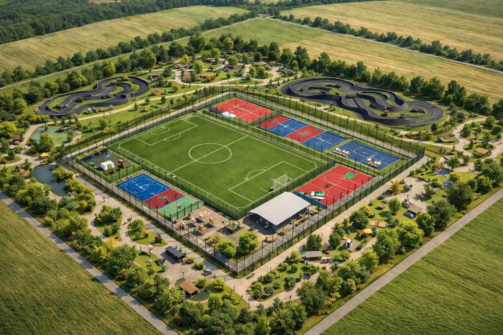 Primăria Corbeanca pregătește un proiect ambițios pentru dezvoltarea infrastructurii sportive și de agrement pe un teren de aproximativ 70.000 de metri pătrați, situat la capătul satului Ostratu