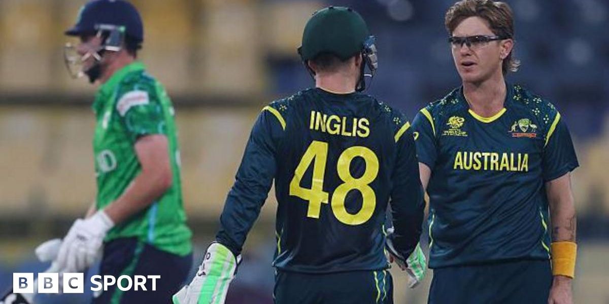 T20 World Cup: Ellis and Zampa to the fore as Australia dominate Ireland