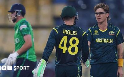 T20 World Cup: Ellis and Zampa to the fore as Australia dominate Ireland