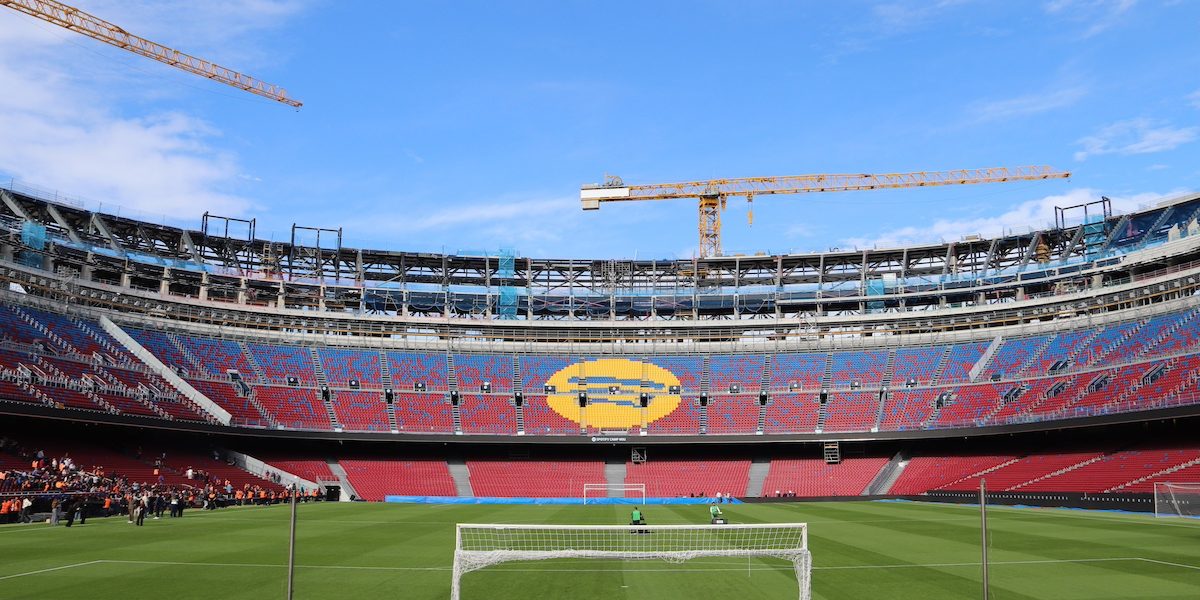 El Camp Nou en obras. © Gerard Escaich / ACN
