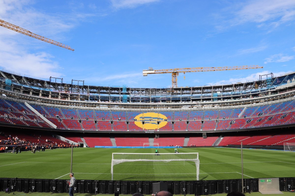 El Camp Nou en obras. © Gerard Escaich / ACN