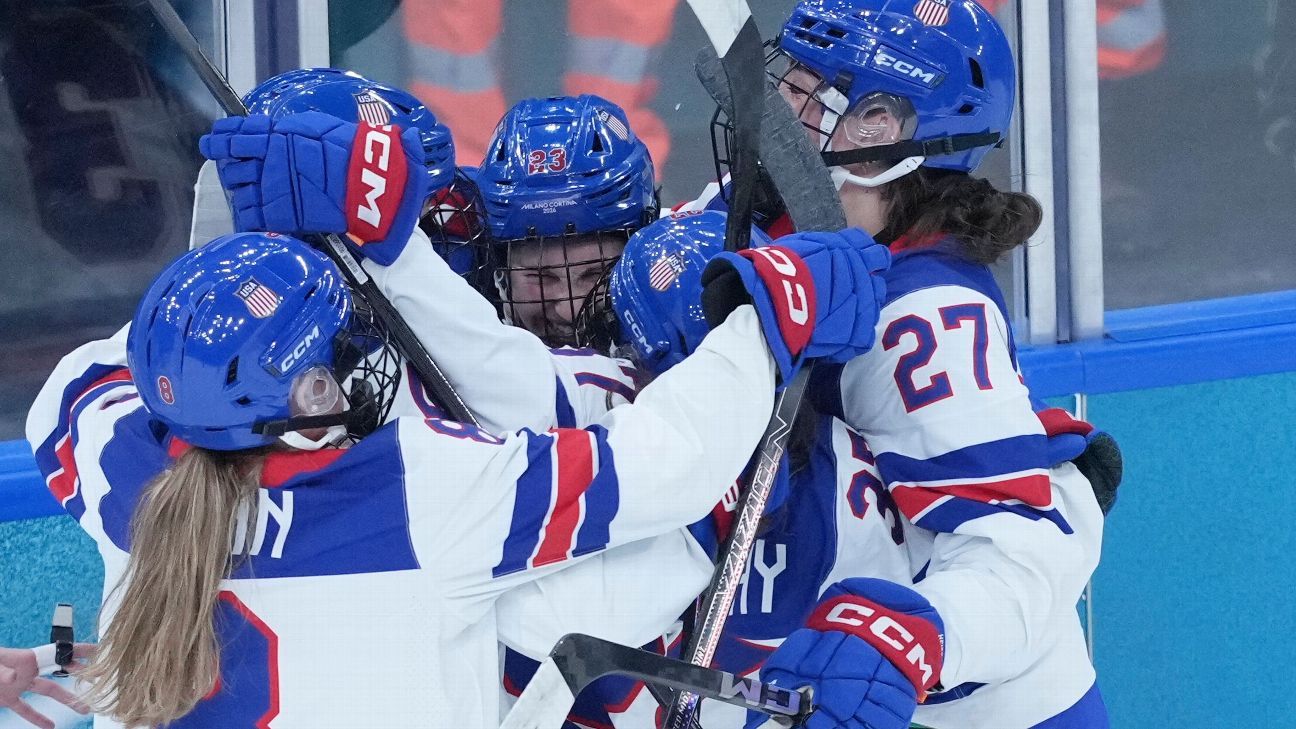 Bilka nets two as U.S. women's hockey crushes Canada at Olympics