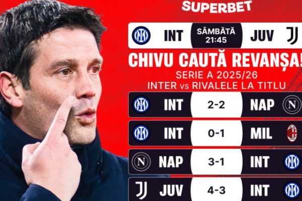 Chivu are un nou examen în Derby d’Italia!