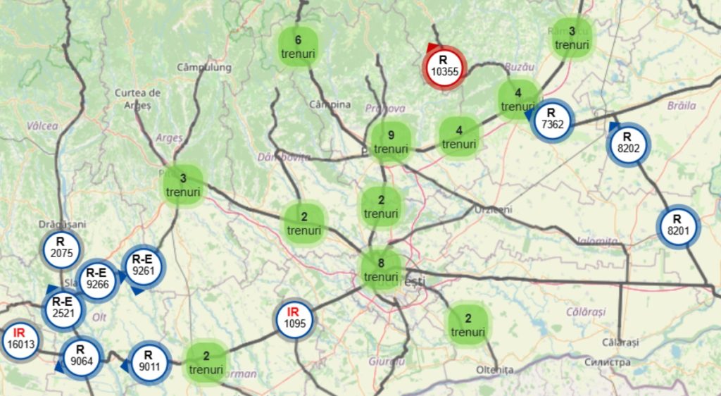 Îngreunată și perturbată, circulația feroviară din Gara de Nord a fost grav afectată astăzi de condițiile meteo extreme care au acoperit întreaga țară