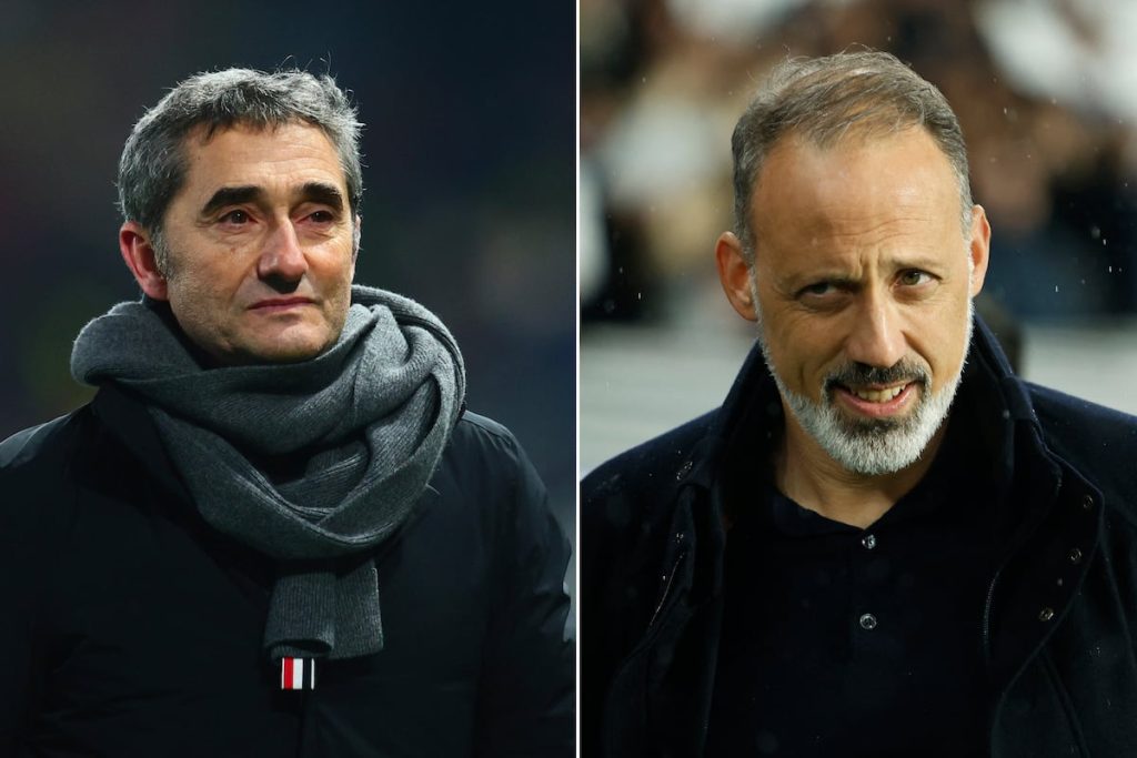 Ernesto Valverde y Pellegrino Matarazzo
