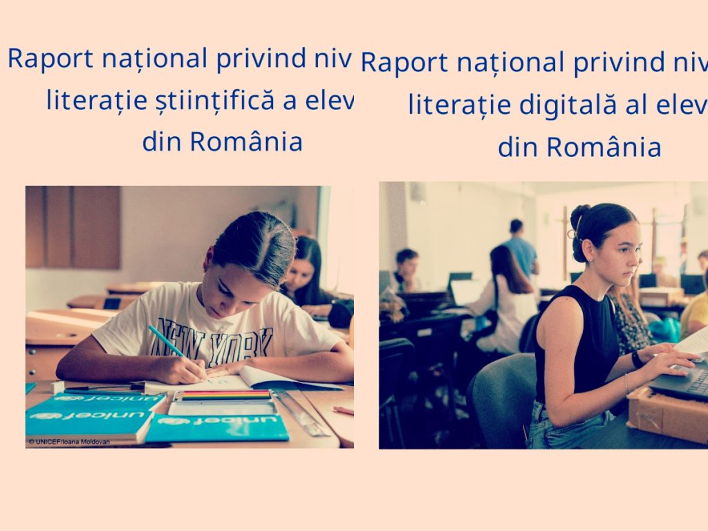 Raportul național privind literația digitală și științifică a elevilor din România dezvăluie discrepanțe majore între pregătirea elevilor și percepția oficială Autorii celor două studii extensive, care adună împreună peste 270 de pagini, afirmă că au realizat un „diagnostic național” despre nivelul de alfabetizare digitală și științifică a elevilor din România