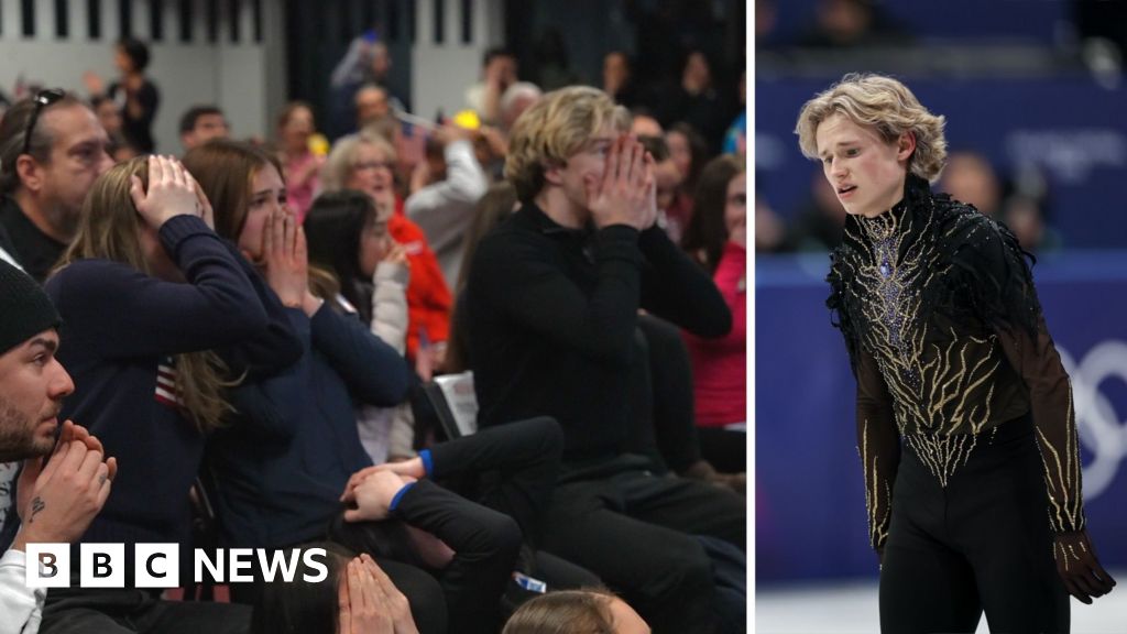 Figure skating community reacts to Ilia Malinin's Olympic shocker