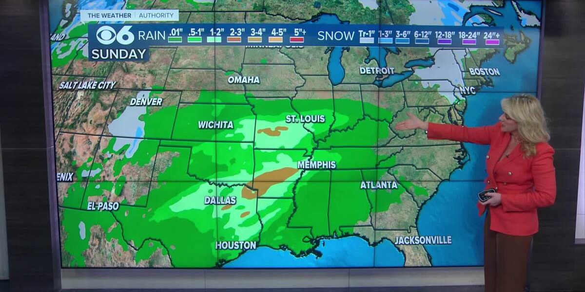 Warmer weather is expected in Richmond on Saturday, rain Sunday