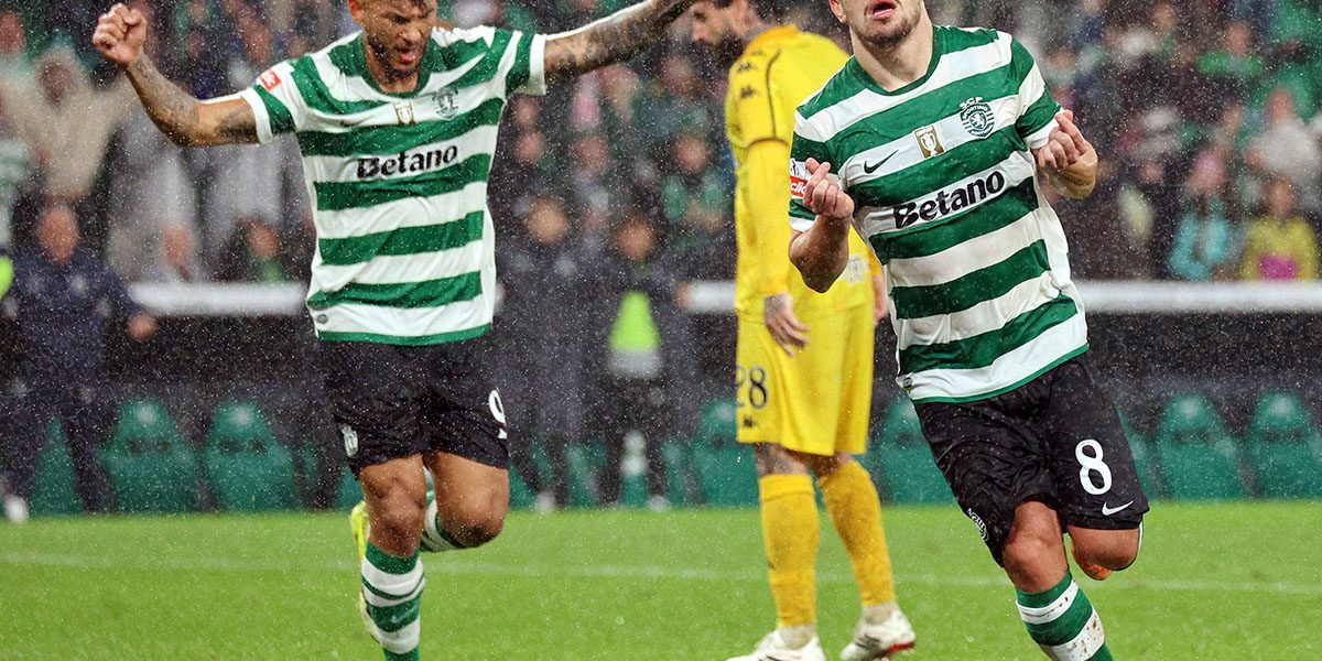 Suárez derruba o Nacional e mantém o Sporting no trilho do título