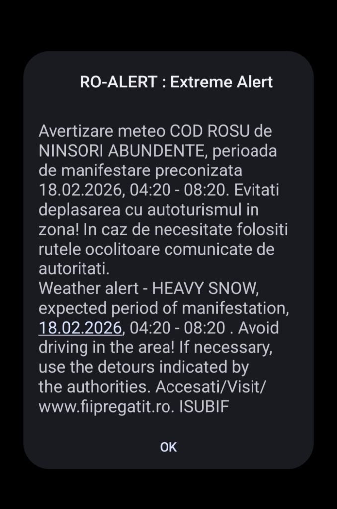 Bucureștenii, treziți în toiul nopții de alerte false de tip RO-Alert, reacționează cu nemulțumire Dimineața zilei de miercuri a adus în capitala României un val de confuzie și frustrare în rândul bucureștenilor, după ce mii dintre ei au fost treziți din somn de un mesaj neașteptat al sistemului de alertare RO-Alert