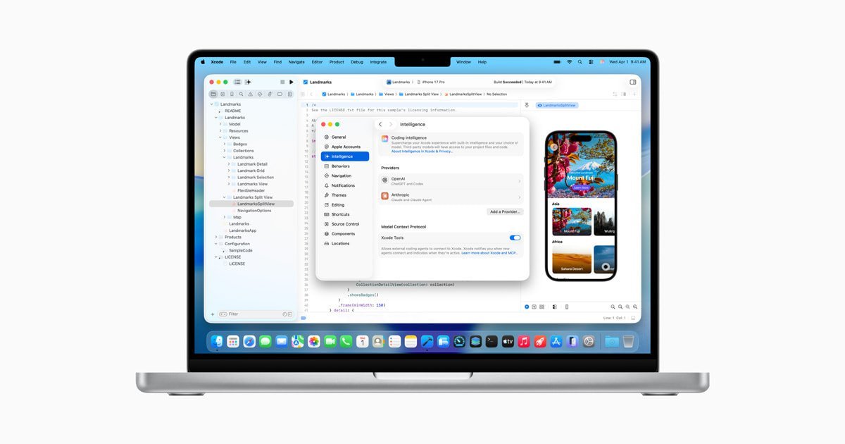 Xcode 26.3 unlocks the power of agentic coding