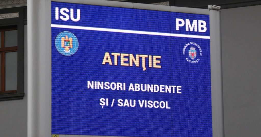 Ninsori abundente și viscol în Capitală: măsuri urgente de prevenire Bucureștiul se pregătește pentru un episod sever de iarnă, după ce Administrația Națională de Meteorologie a emis, marți dimineață, o avertizare cod portocaliu de ninsori și viscol valabilă până joi