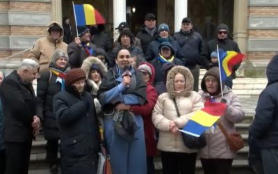 alexandra-pacuraru-protest-pro-georgescu-constanta-arhiepiscopia-tomisului.jpg - JurnalUrban