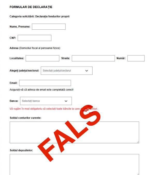 Fraudă în formă digitală: link fals care imită ANAF-ul, alertă maximă!