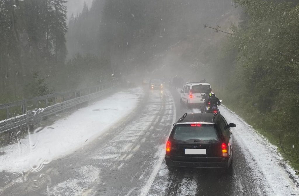 Trafic reluat pe DN 67C – Transalpina între Novaci și Rânca