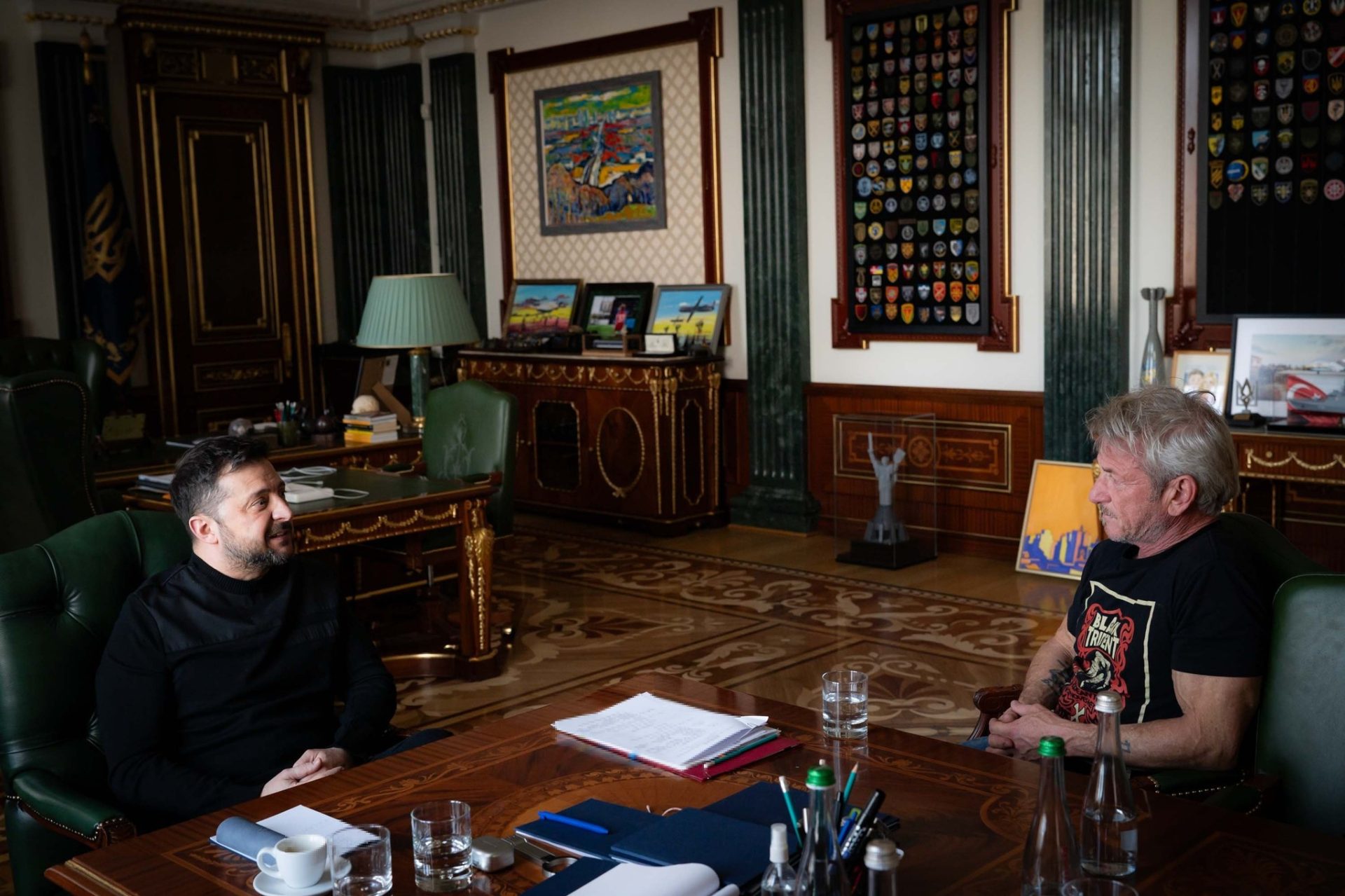 Actorul sean penn, aproape de frontul ucrainean