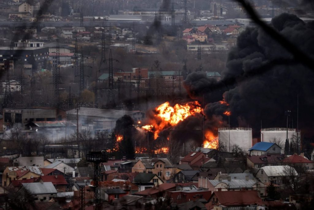 Atac cu dronă în centrul Liovului, în Ucraina Rusia a lansat un atac cu dronă în vestul Ucrainei, vizând centrul orașului Liov