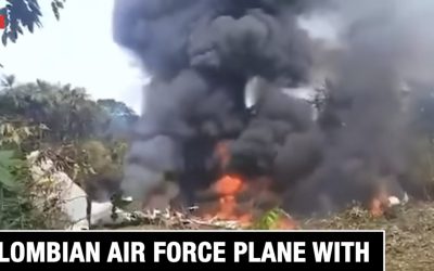 Cel puţin 48 de răniţi după prăbuşirea unui avion militar în Columbia