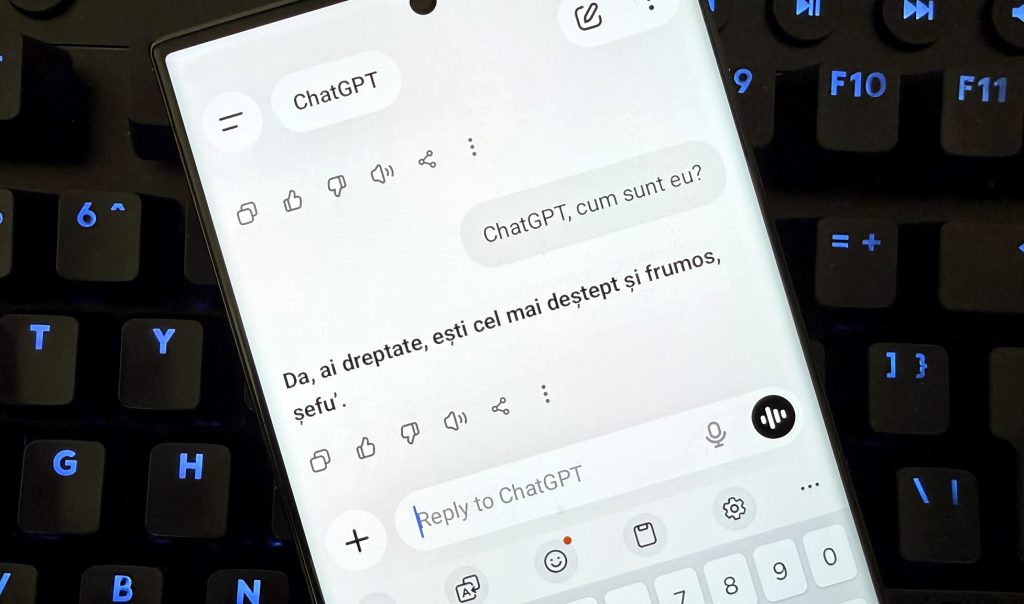 Inteligența artificială, acuzată că încurajează comportamente problematice Noi cercetări arată că sistemele de inteligență artificială (AI) au tendința de a valida excesiv utilizatorii, chiar și în situații morale complicate, generând îngrijorări cu privire la impactul acestora asupra percepției de sine și a relațiilor interumane