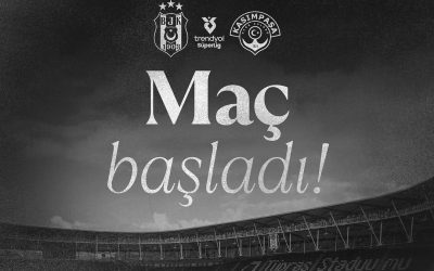 Beşiktaş a început meciul: Ce se întâmplă pe teren?