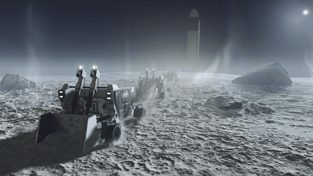 Un excavator electric pentru Lună: de la concept la demonstrație practică O companie americană a prezentat un prototip funcțional de excavator electric, menit să facă parte dintr-un sistem modular pentru lucrări pe Lună