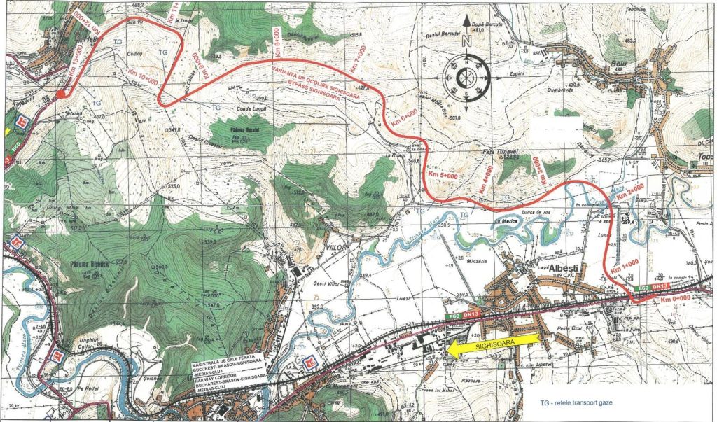 Varianta de ocolire a Sighișoarei intră în șantier: CNAIR a emis ordinul de începere a lucrărilor Compania Națională de Administrare a Infrastructurii Rutiere (CNAIR) a emis ordinul de începere a lucrărilor pentru varianta de ocolire a municipiului Sighișoara
