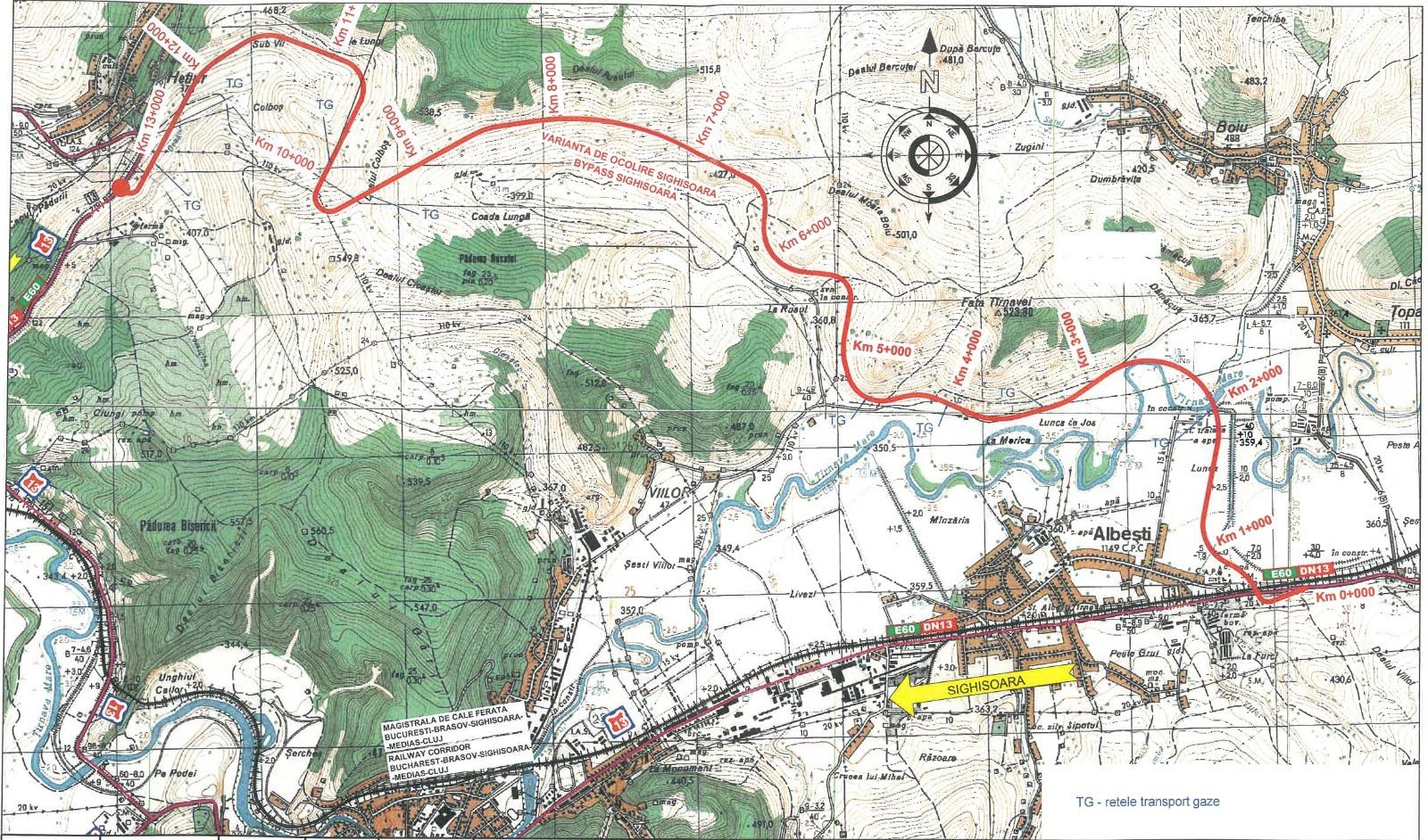 Varianta de ocolire a Sighișoarei intră în șantier: CNAIR a emis ordinul de începere a lucrărilor Compania Națională de Administrare a Infrastructurii Rutiere (CNAIR) a emis ordinul de începere a lucrărilor pentru varianta de ocolire a municipiului Sighișoara
