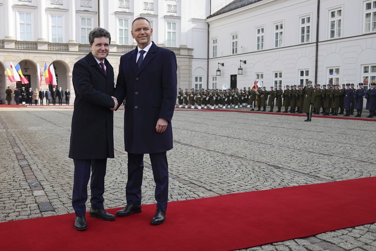 Nicușor Dan și Nawrocki, conferință de presă: Iran și extinderea formatului b9