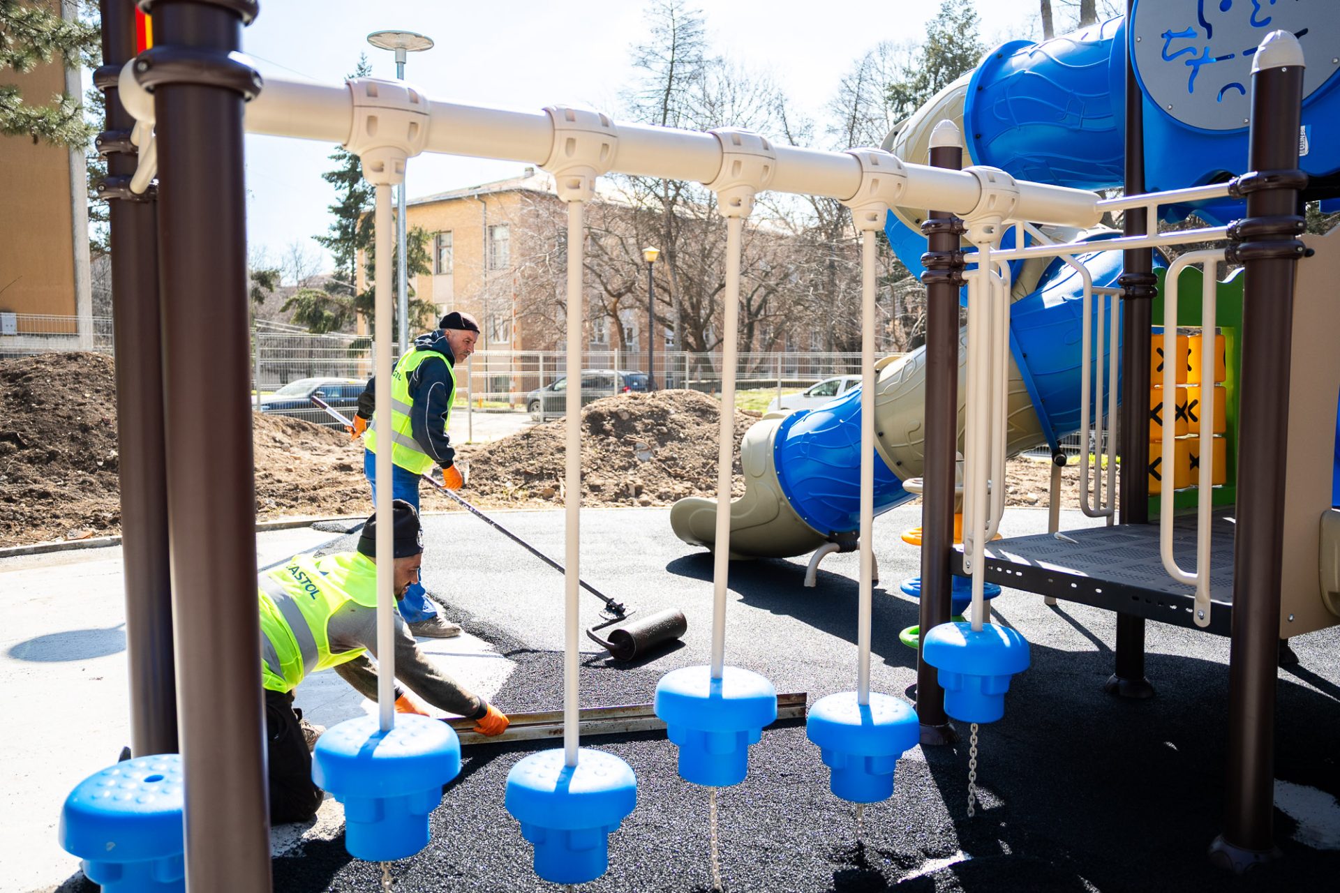 Un nou parc de joacă va fi inaugurat la finalul lunii martie în cartierul Grozăvești din București
