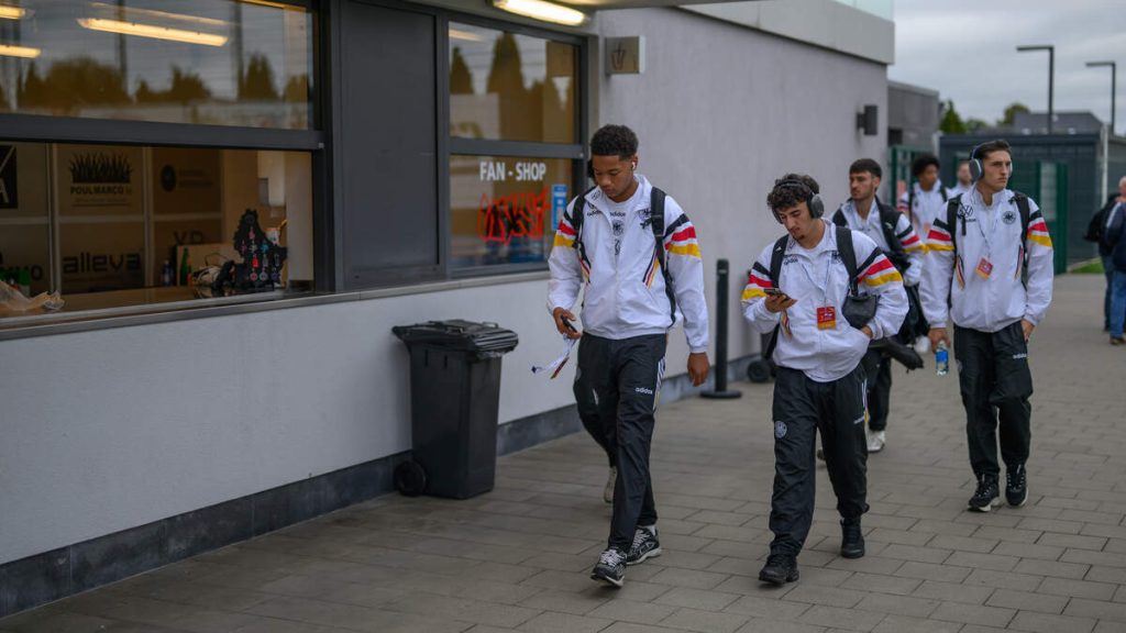 Leonard Prescott war mit Deutschlands U17-Auswahl am 8. Oktober auf dem Käerjenger Dribbel im Einsatz.
