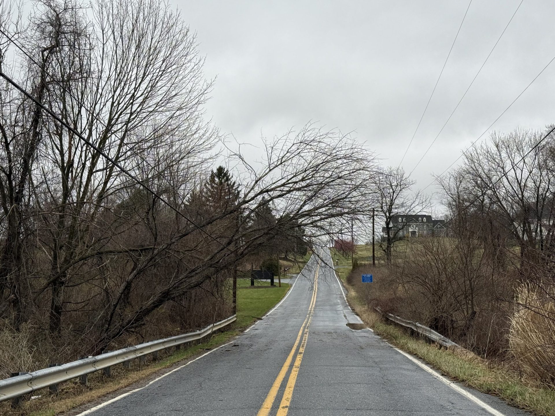 More strong winds in the DC region after earlier severe storms cause flooding