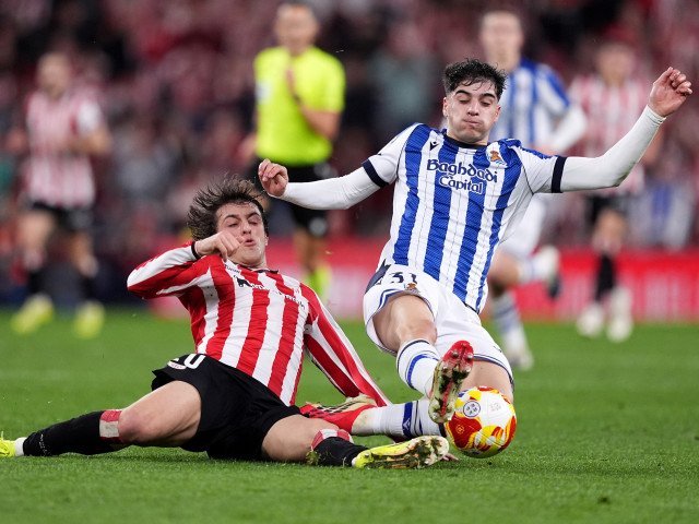 Real Sociedad și Athletic Bilbao, egal la zero și un loc în finala Cupei Spaniei Derby-ul basc din semifinalele Cupei Spaniei, disputat între Real Sociedad și Athletic Bilbao, s-a încheiat cu un scor alb, 0-0, pe terenul celor de la Real Sociedad