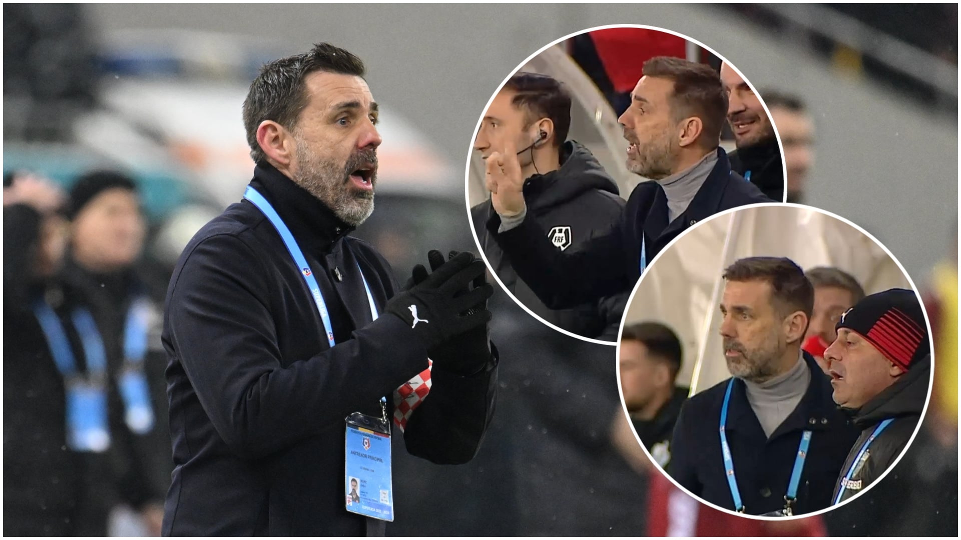 Zeljko Kopic, antrenorul echipei Dinamo, a primit cartonaș galben în timpul meciului din Cupa României cu Metalul Buzău