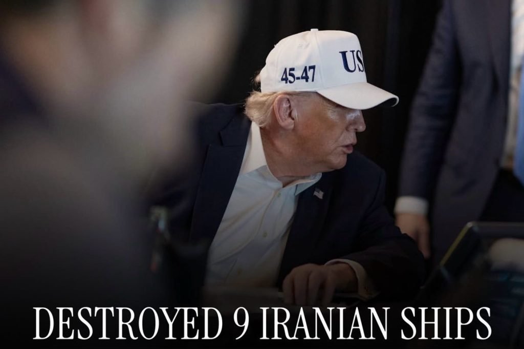 Trump: Am distrus 9 nave iraniene. Le urmărim pe celelalte