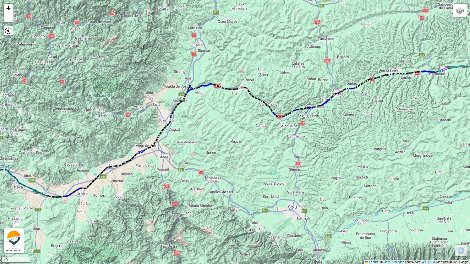 Record de viteză pe calea ferată: Trenul a atins 125 km/h pe ruta Sighișoara-Simeria Un tren a stabilit un nou record de viteză pe o secțiune a căii ferate din România, parcurgând 169 de kilometri în doar 81 de minute