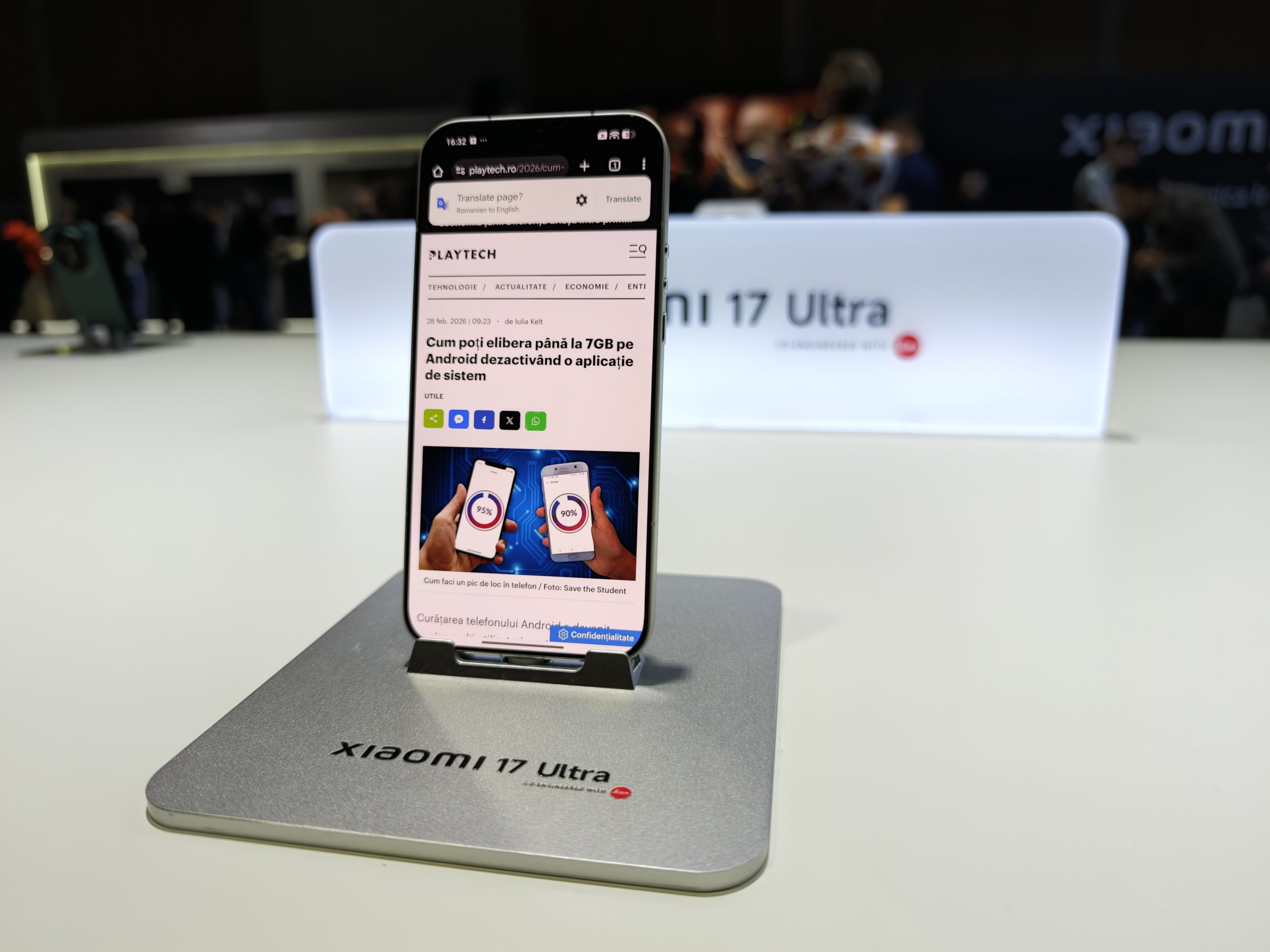 Xiaomi lansează noile telefoane din seria 17, dar și alte gadgeturi la Barcelona Xiaomi a prezentat la Barcelona noua serie de telefoane 17, aducând îmbunătățiri majore, mai ales în ceea ce privește sistemul foto