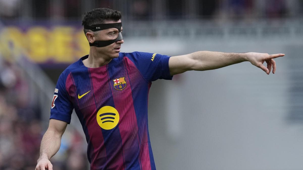 Lewandowski, titular ante el Newcastle