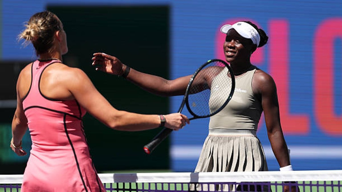 Victoria Mboko praises Sabalenka. Photo: gettyimages