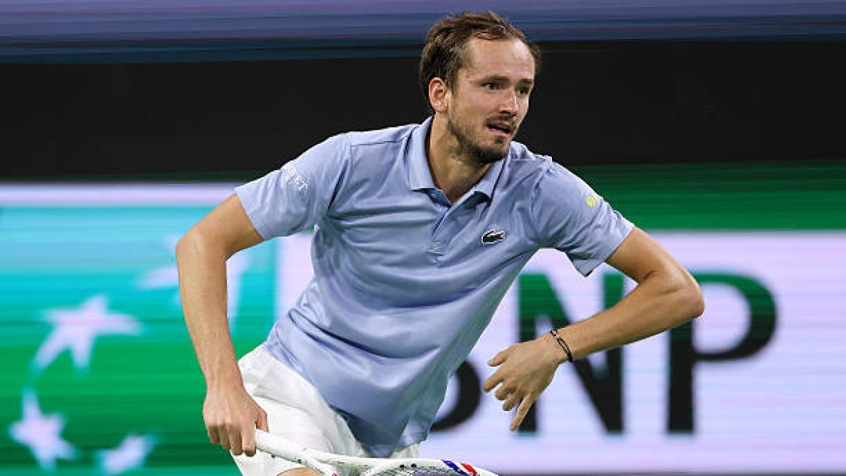 Daniil Medvedev, opciones de ganar a Alcaraz en Indian Wells 2026. Foto: gettyimages