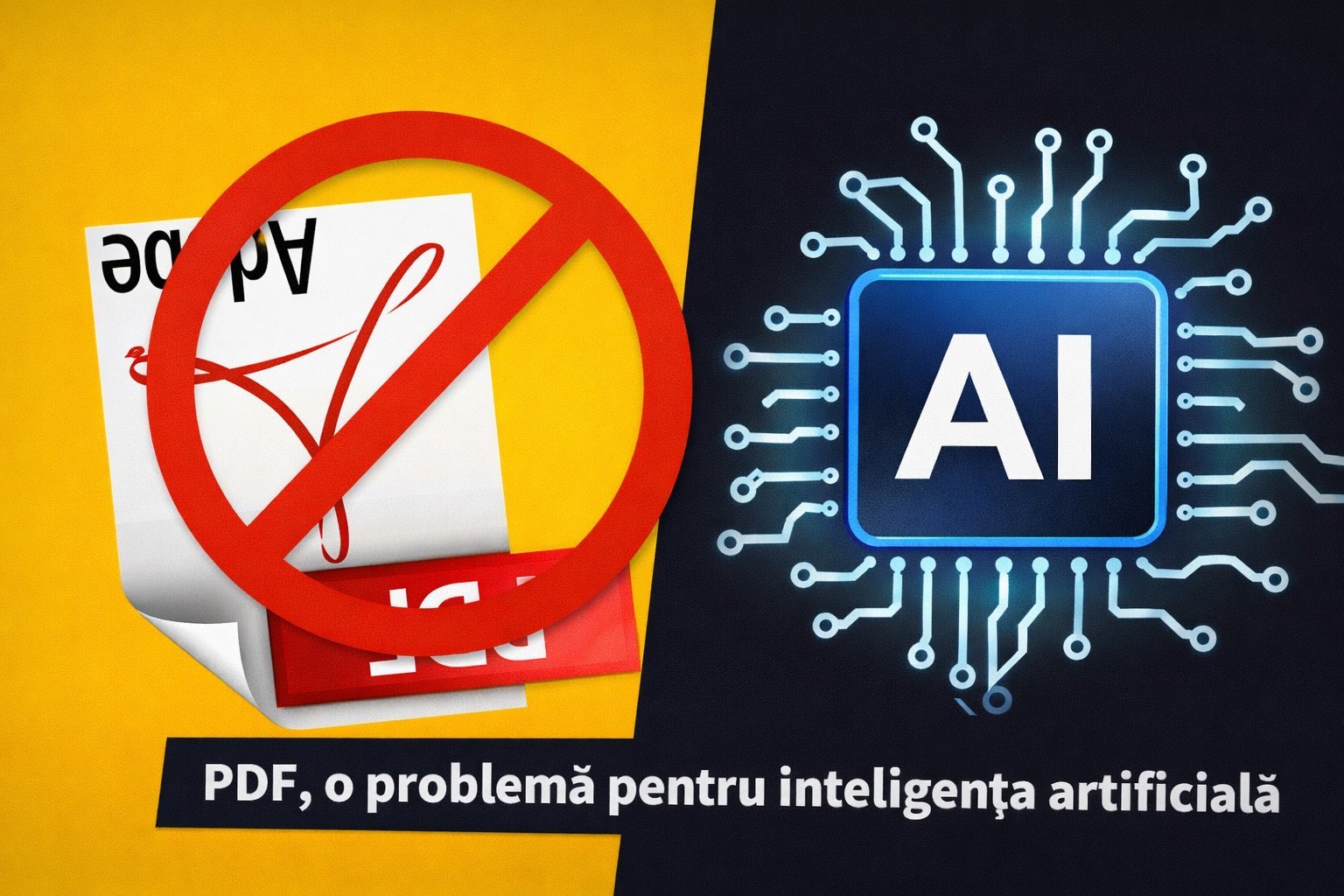 De ce pdf-urile îngreunează munca inteligenței artificiale