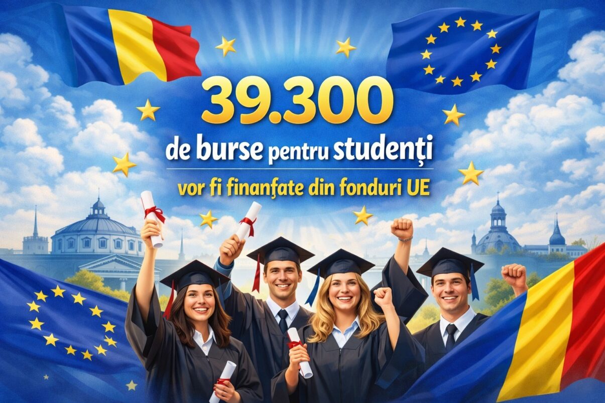 Burse sociale europene pentru studenții români: 925 de lei lunar pentru cei vulnerabili Aproximativ 39.300 de studenți din România vor beneficia de burse sociale în valoare de 925 de lei lunar, finanțate prin Programul Educație și Ocupare, cu fonduri europene