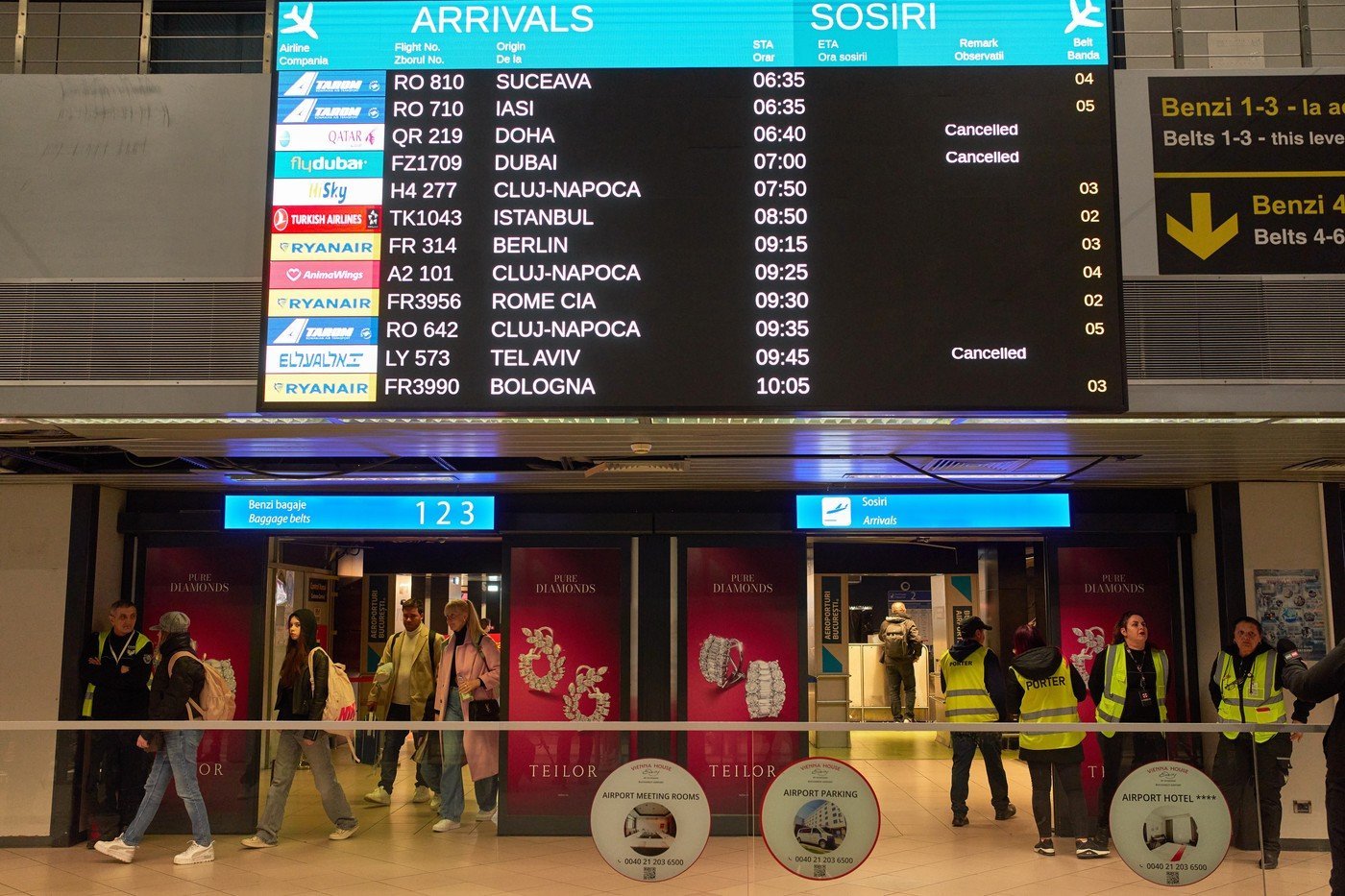 Zboruri anulate între România și Orientul Mijlociu: tensiunile regionale afectează călătoriile Mai multe companii aeriene au suspendat temporar zborurile către și dinspre România, pe fondul escaladării tensiunilor din Orientul Mijlociu