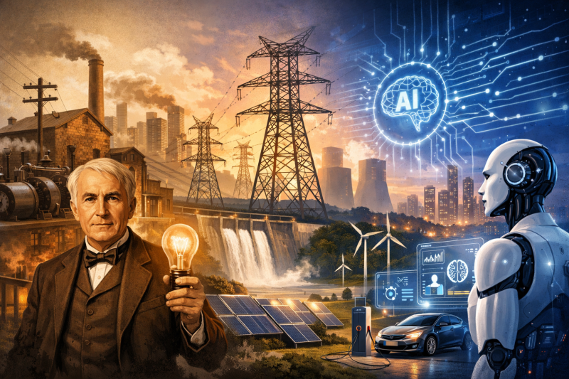 Bătălia pentru curentul electric: de la rivalitatea Edison-Tesla la rețelele inteligente În secolul al XIX-lea, omenirea a asistat la o transformare tehnologică fără precedent