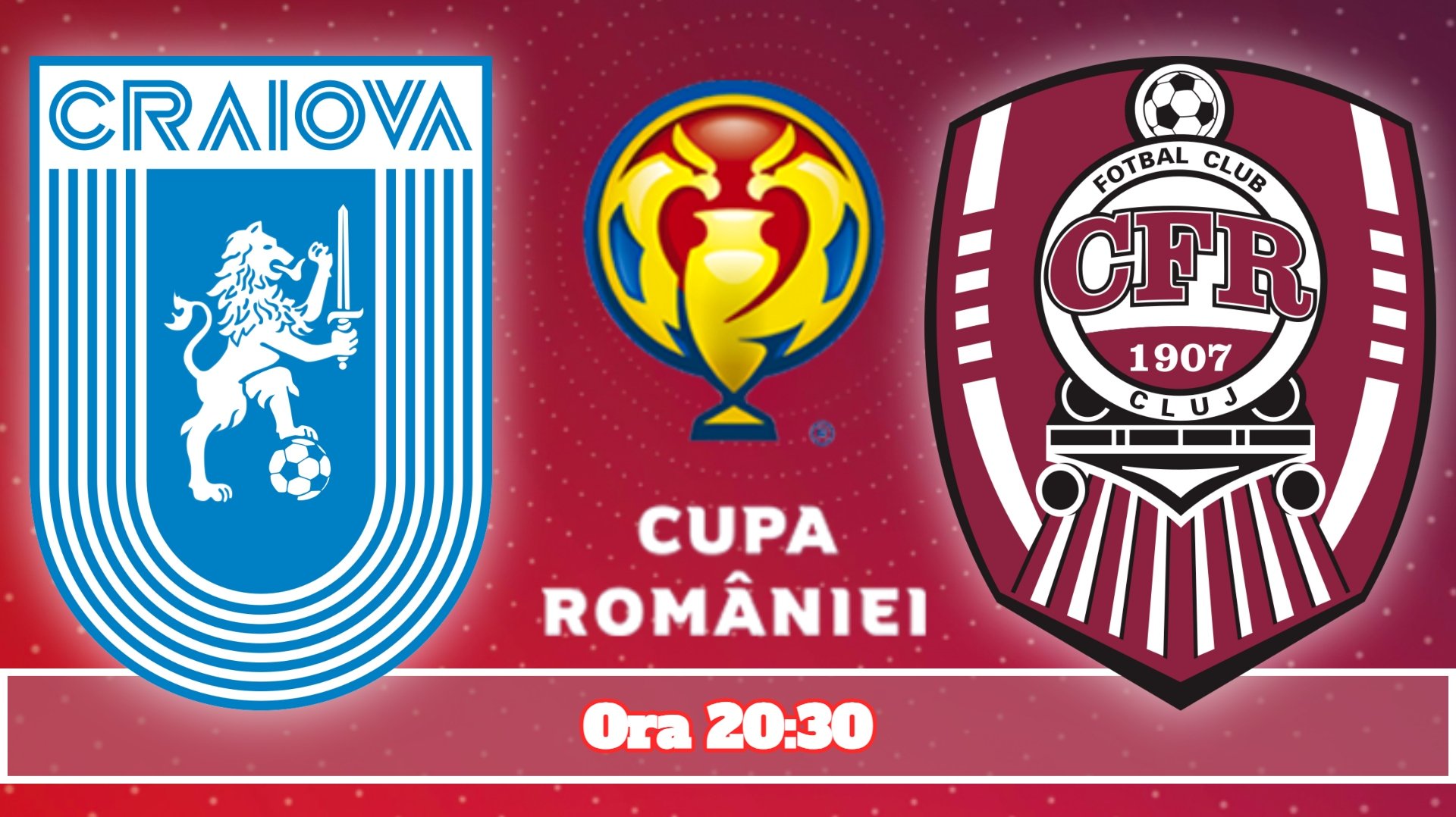Universitatea Craiova – CFR Cluj, în sferturile cupei: Cine merge în semifinale?